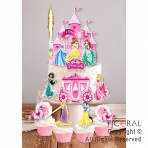 ESCENOGRAFIA PRINCESAS (15 UNIDADES + 1 BENGALA)